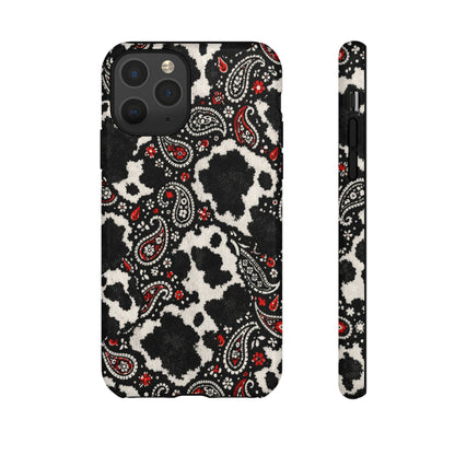 Paisley Cowhide Tough Case