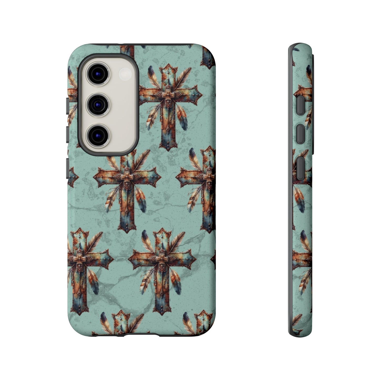 Crosses And Feathers Tough Case