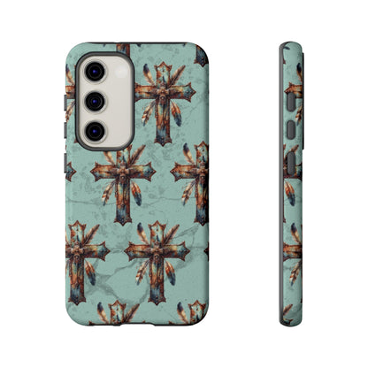 Crosses And Feathers Tough Case