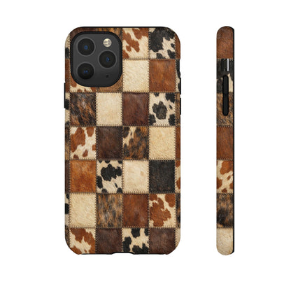 Cowhide Quilt Tough Case