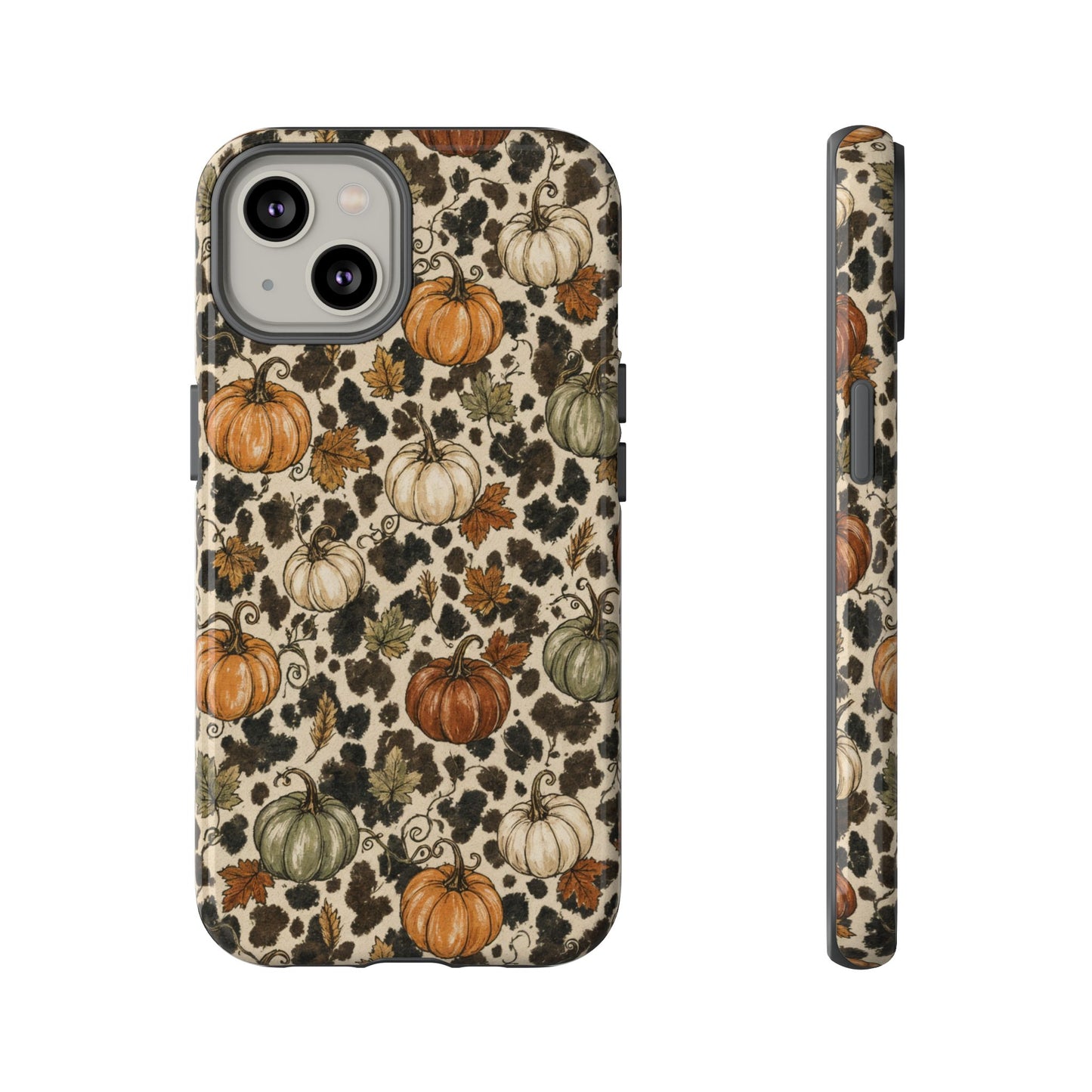 Cowhide Pumpkin Patch Tough Case