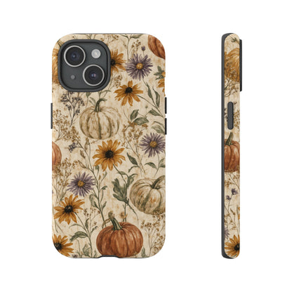 Pumpkin Wildflower Tough Case