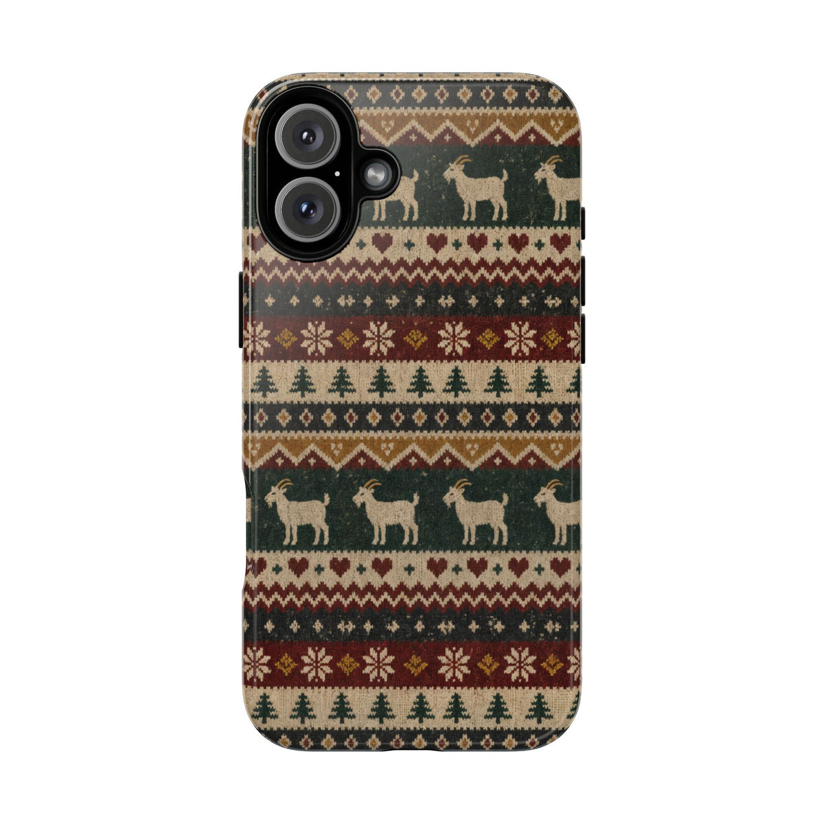 Fair Isle Goats Tough Case