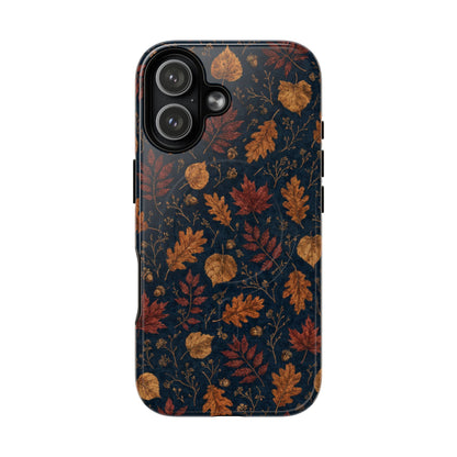 Navy Oak Leaf Magnetic Case