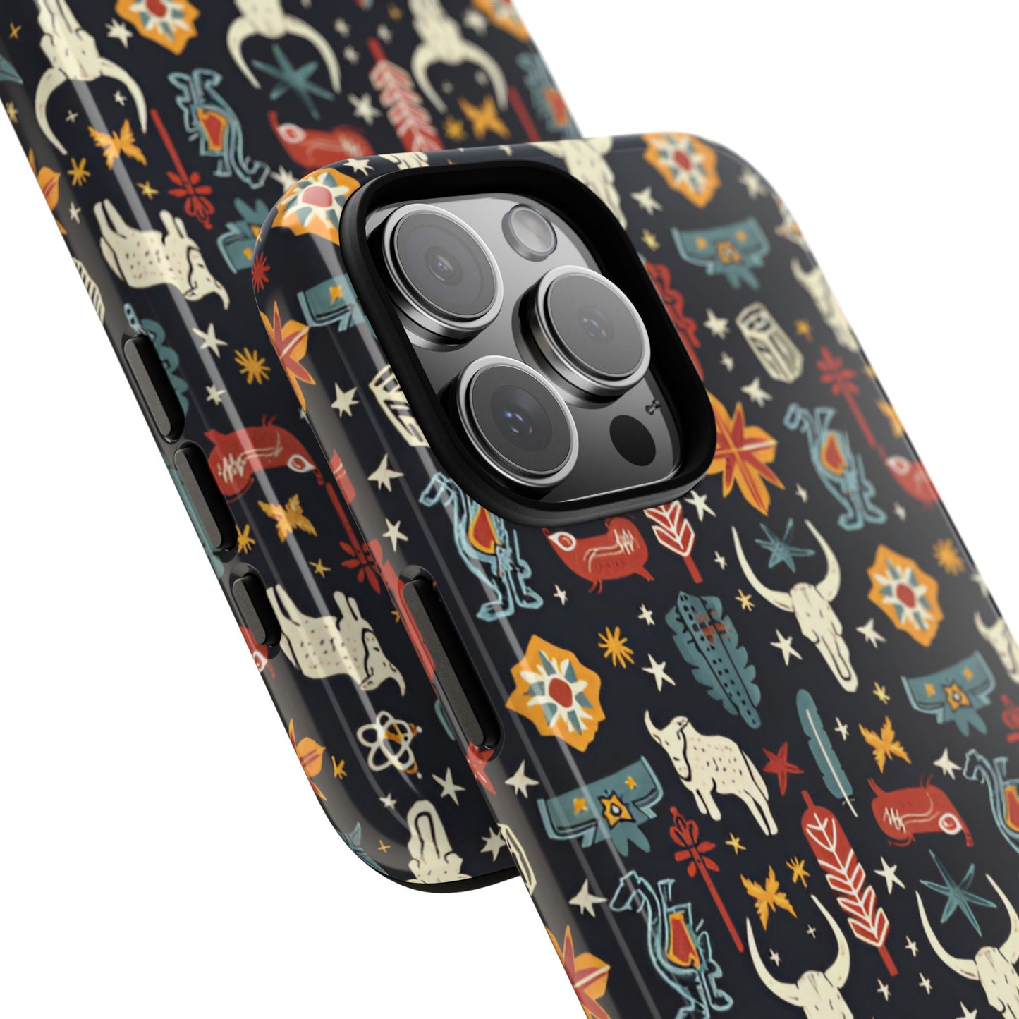 Colorful Western Tough Phone Case
