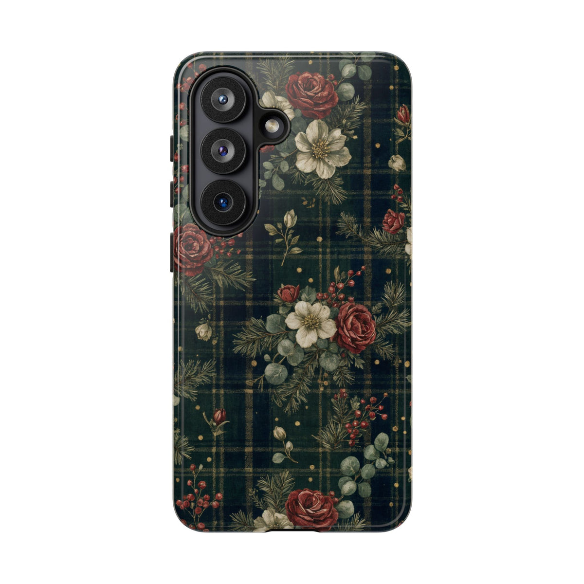Tartan Roses Tough Case