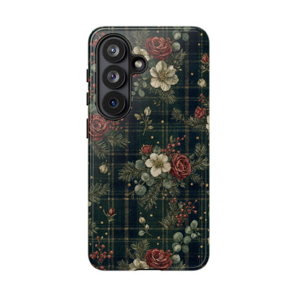 Tartan Roses Tough Case