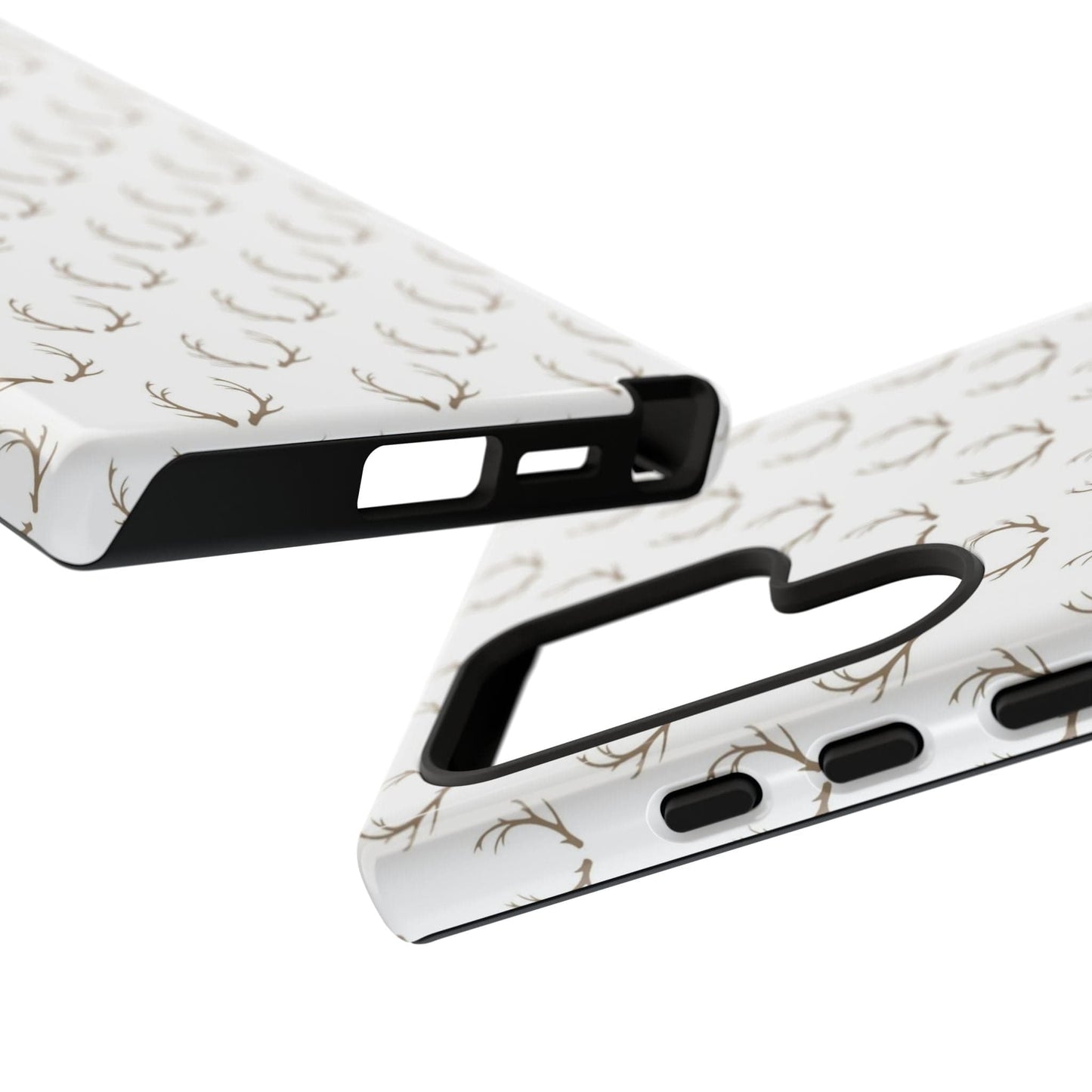 White Antlers Phone Case