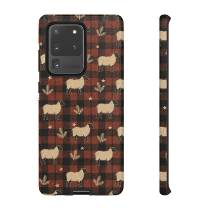 Plaid Sheep Tough Case