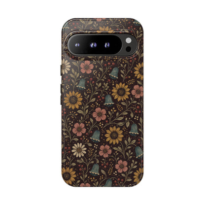 Plum Folk Floral Tough Case