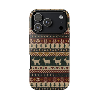 Fair Isle Goats Tough Case