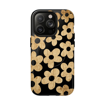 Retro Flower Magnetic Case