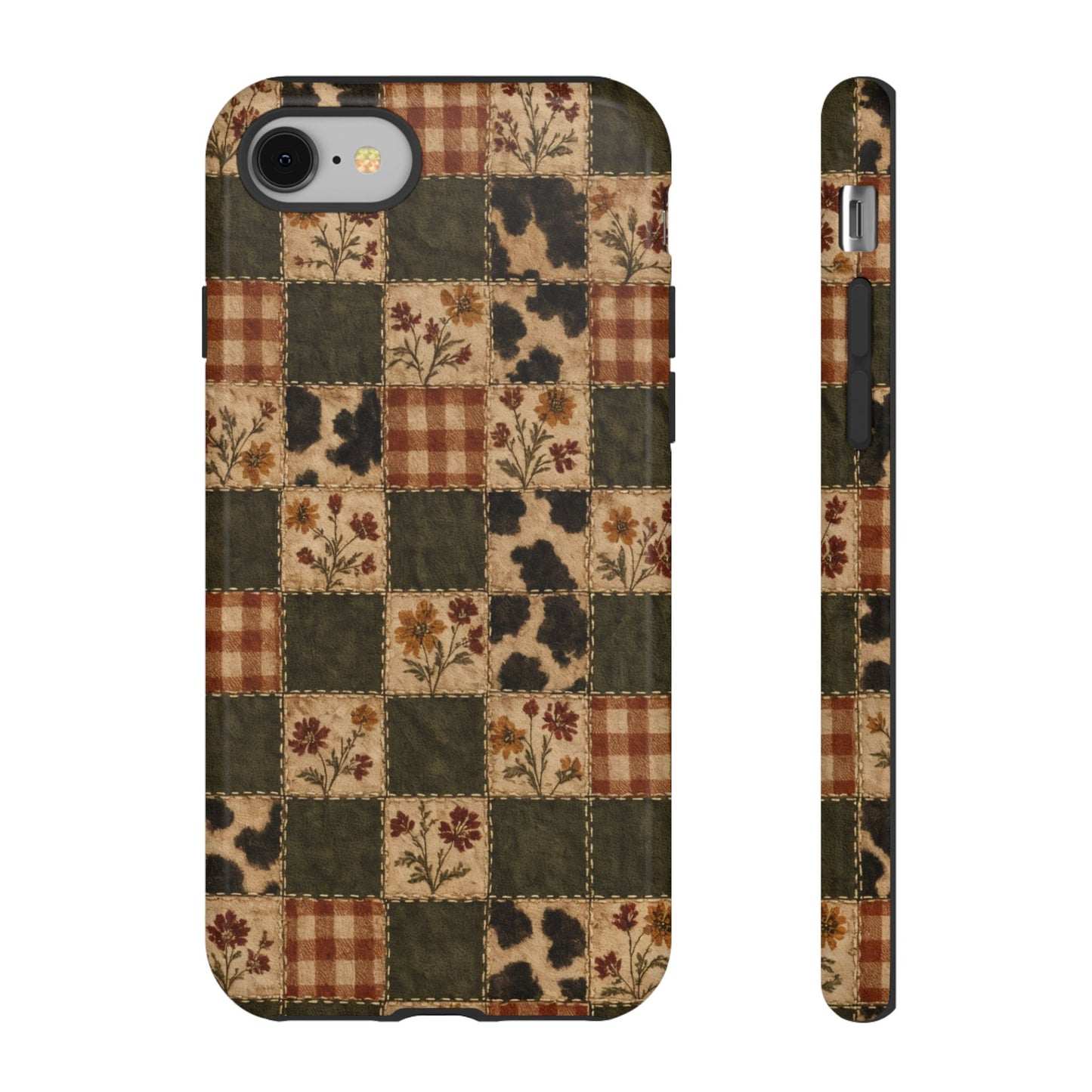 Autumn Plaid Patchwork Tough Case