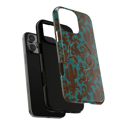 Cactus + Scrolls Magnetic Case