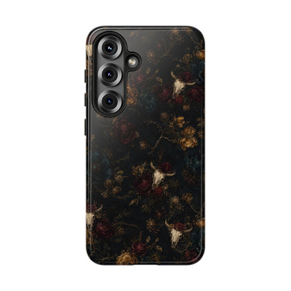 Bull Skull Bloom Tough Case