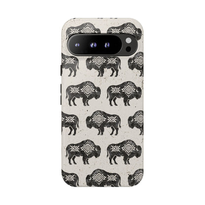 Aztec Buffalo Tough Phone Case