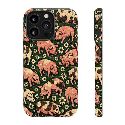 Retro Pigs Tough Case
