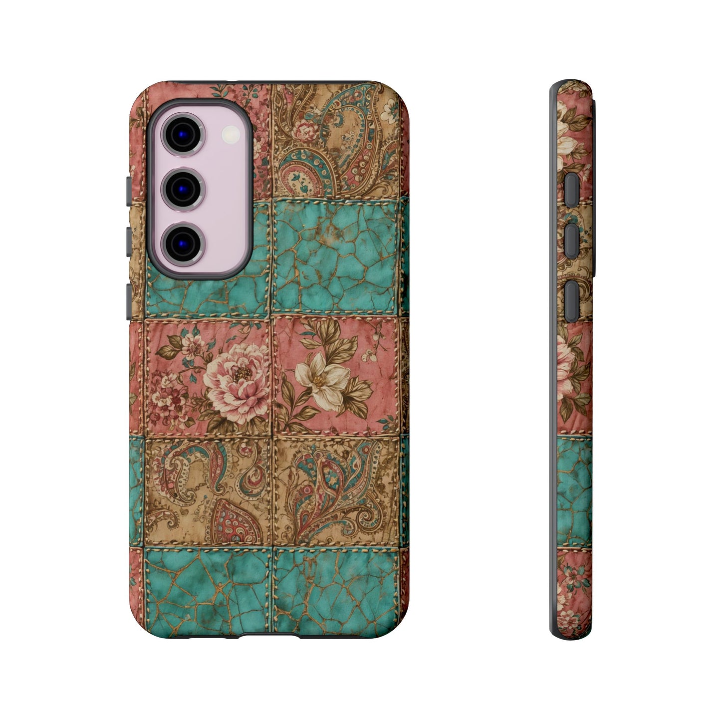Turquoise Paisley Tough Case