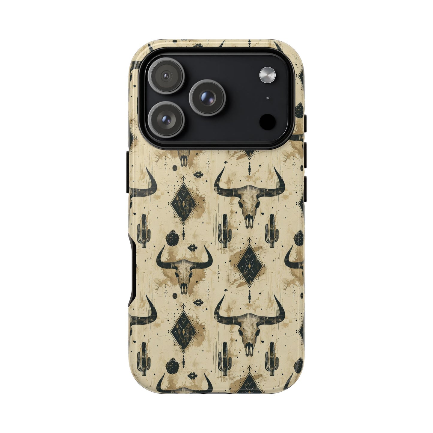 Bull Skull Grunge Tough Phone Case