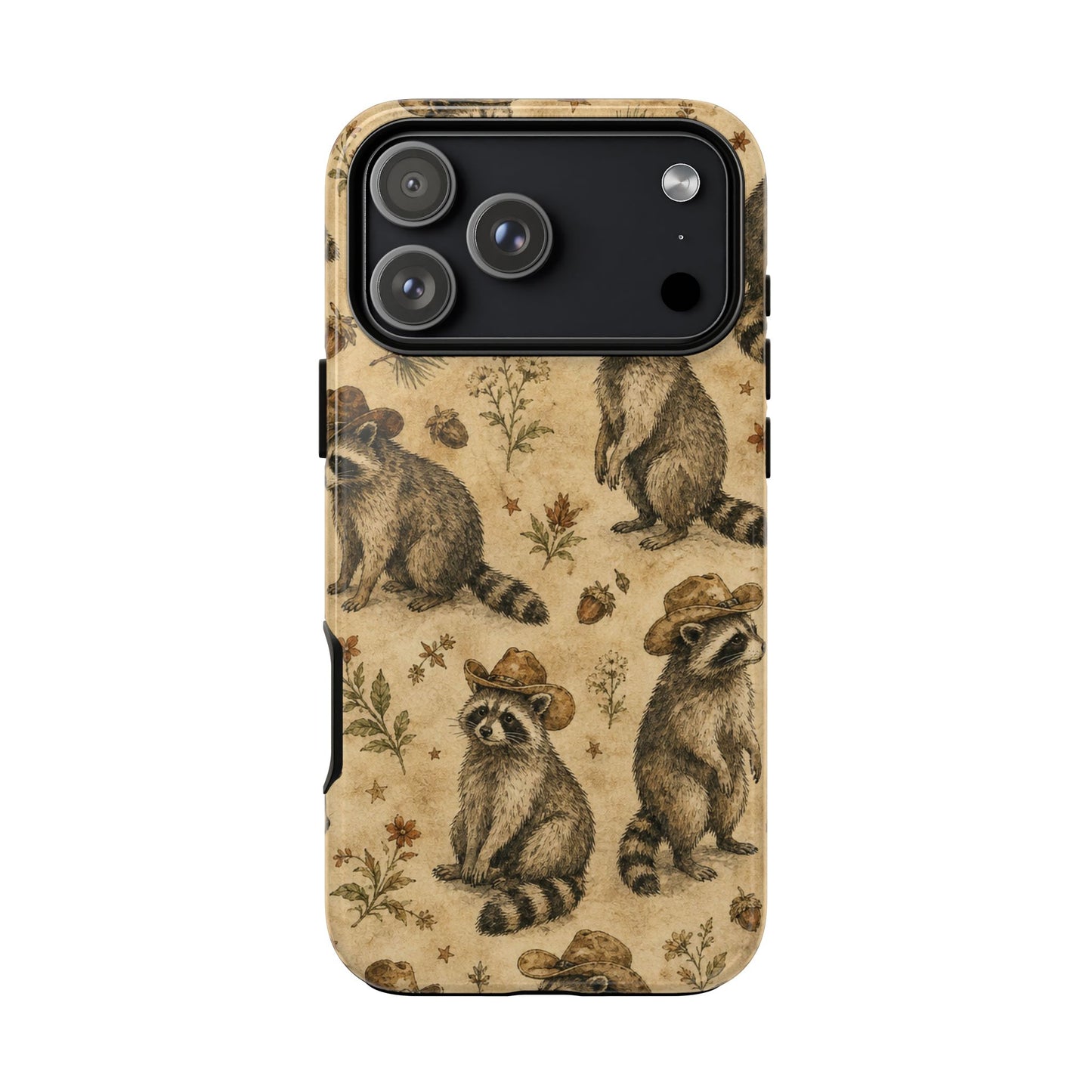 Painted Raccoon Tough Case