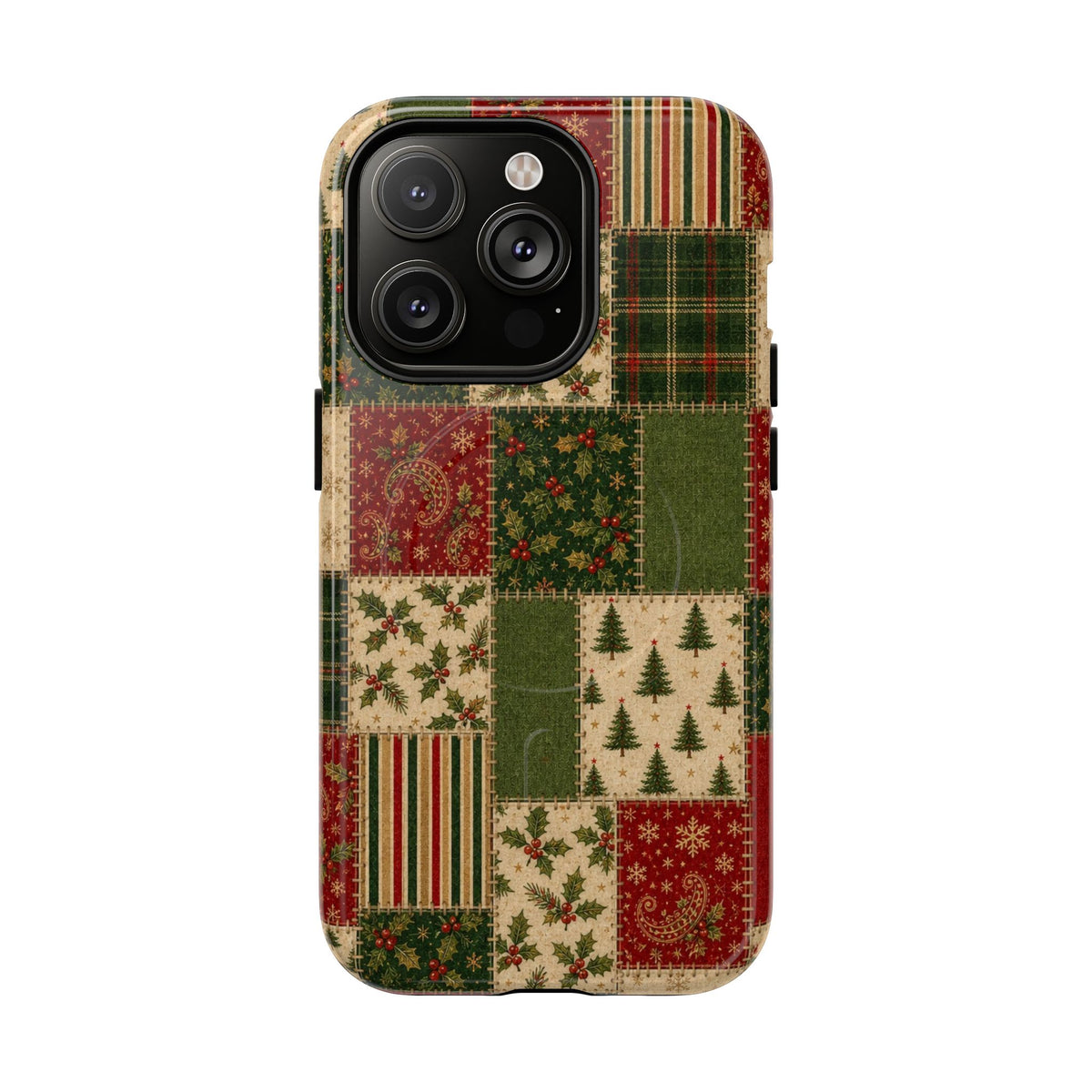 Holiday Patchwork Magnetic Case
