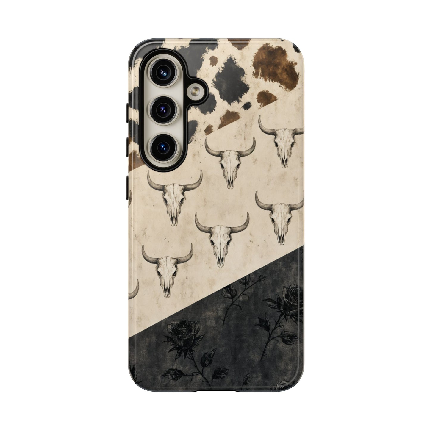 Bull Skull Rose Tough Case