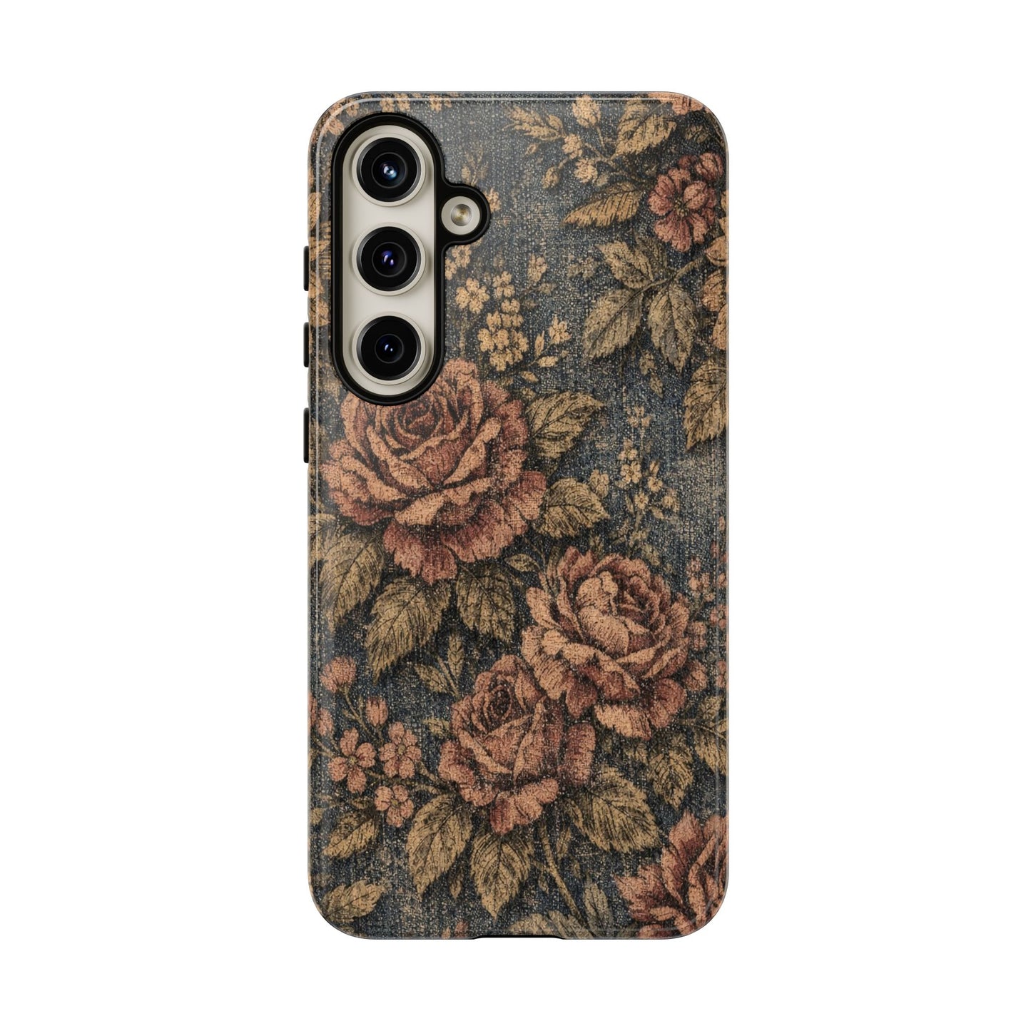 Denim Blooms Tough Case