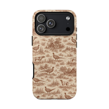 Pheasant Toile Tough Case
