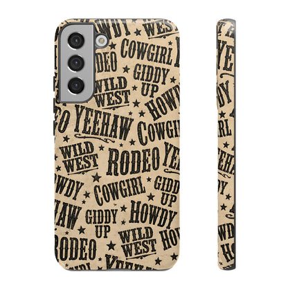 Cowgirl Slang Tough Case