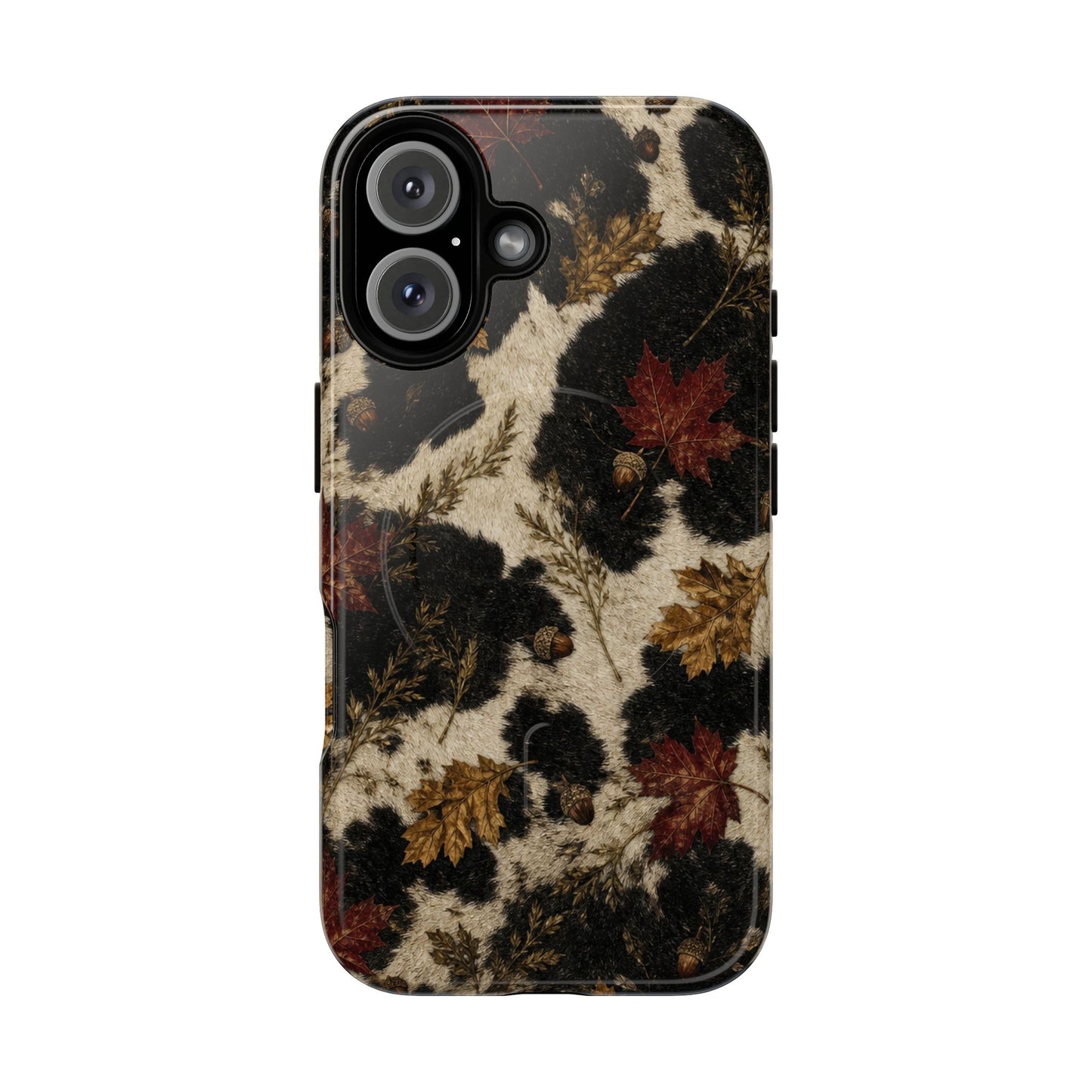 Fall Cowhide Magnetic Case
