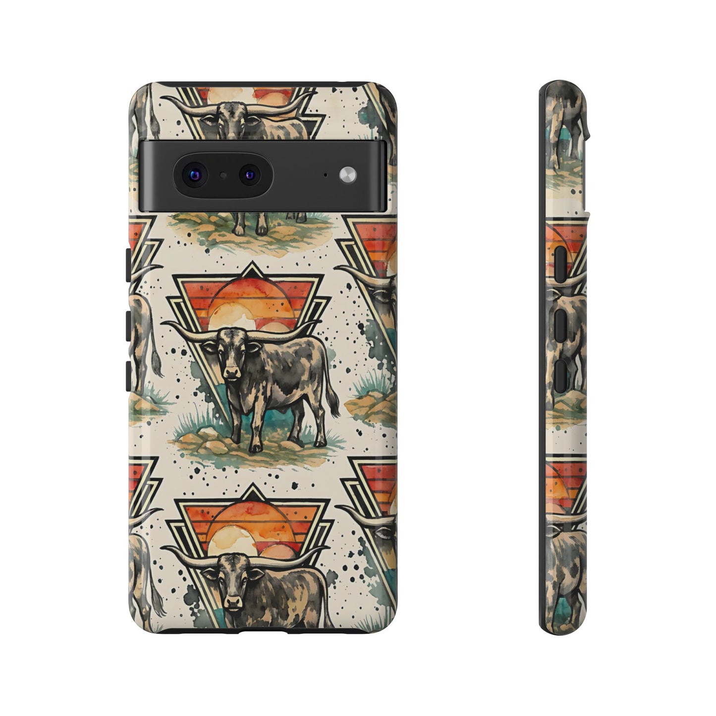 Retro Longhorn Tough Case