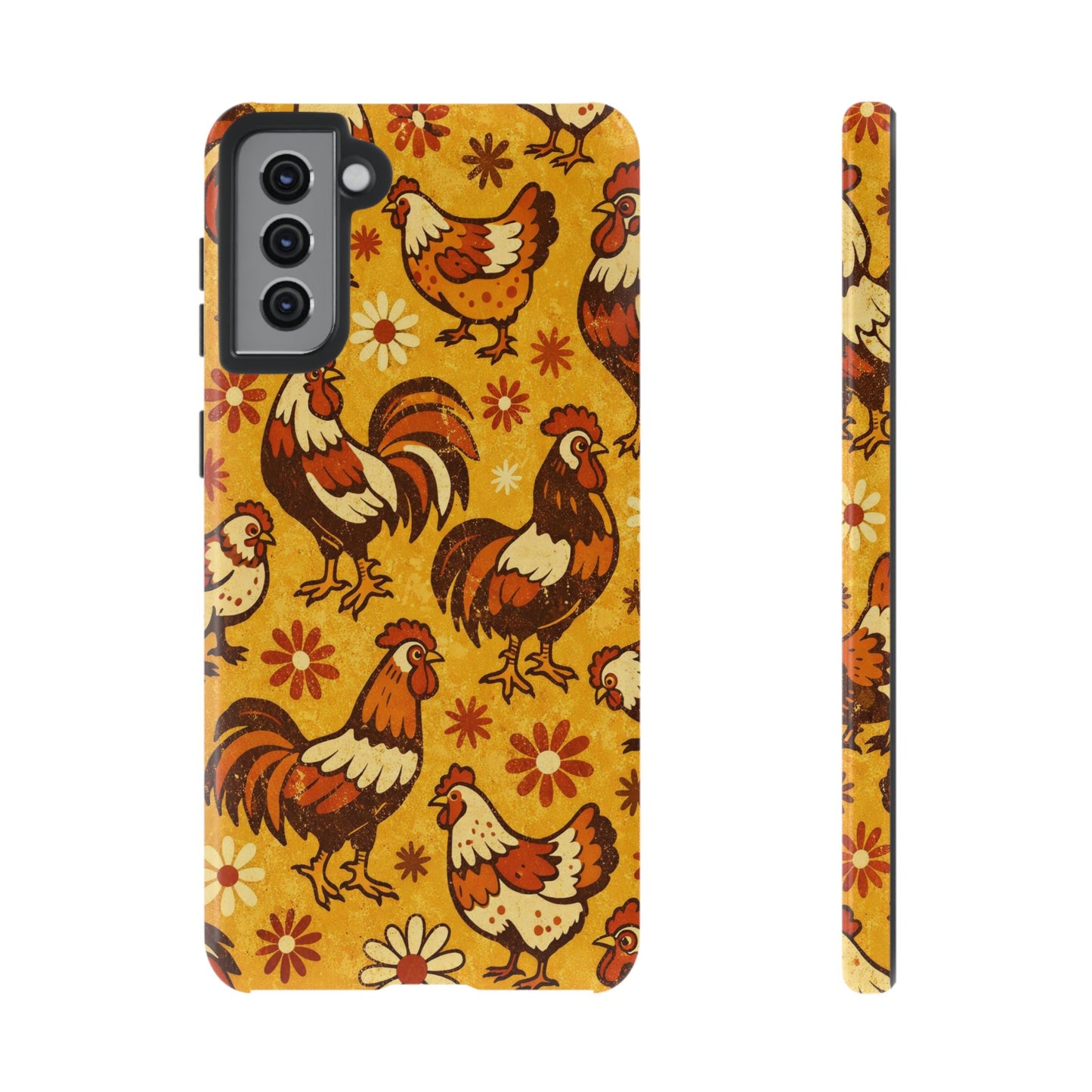 Retro Chickens Tough Case