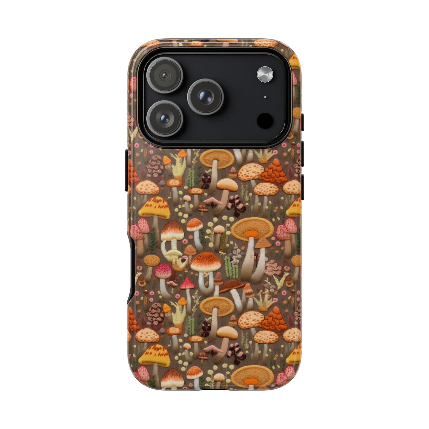 Orange Mushroom Tough Phone Case