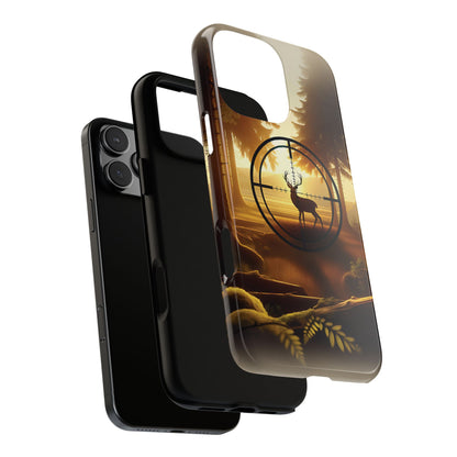 Golden Crosshairs Deer Tough Phone Case