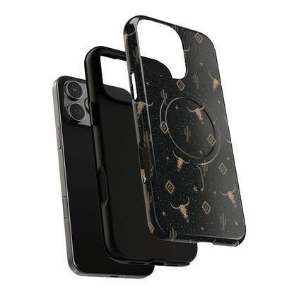 Midnight Longhorn Magnetic Case