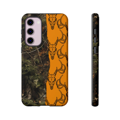 Camo Deer Skulls Orange Tough Case