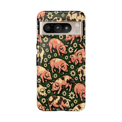 Retro Pigs Tough Case