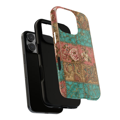 Turquoise Paisley Tough Case