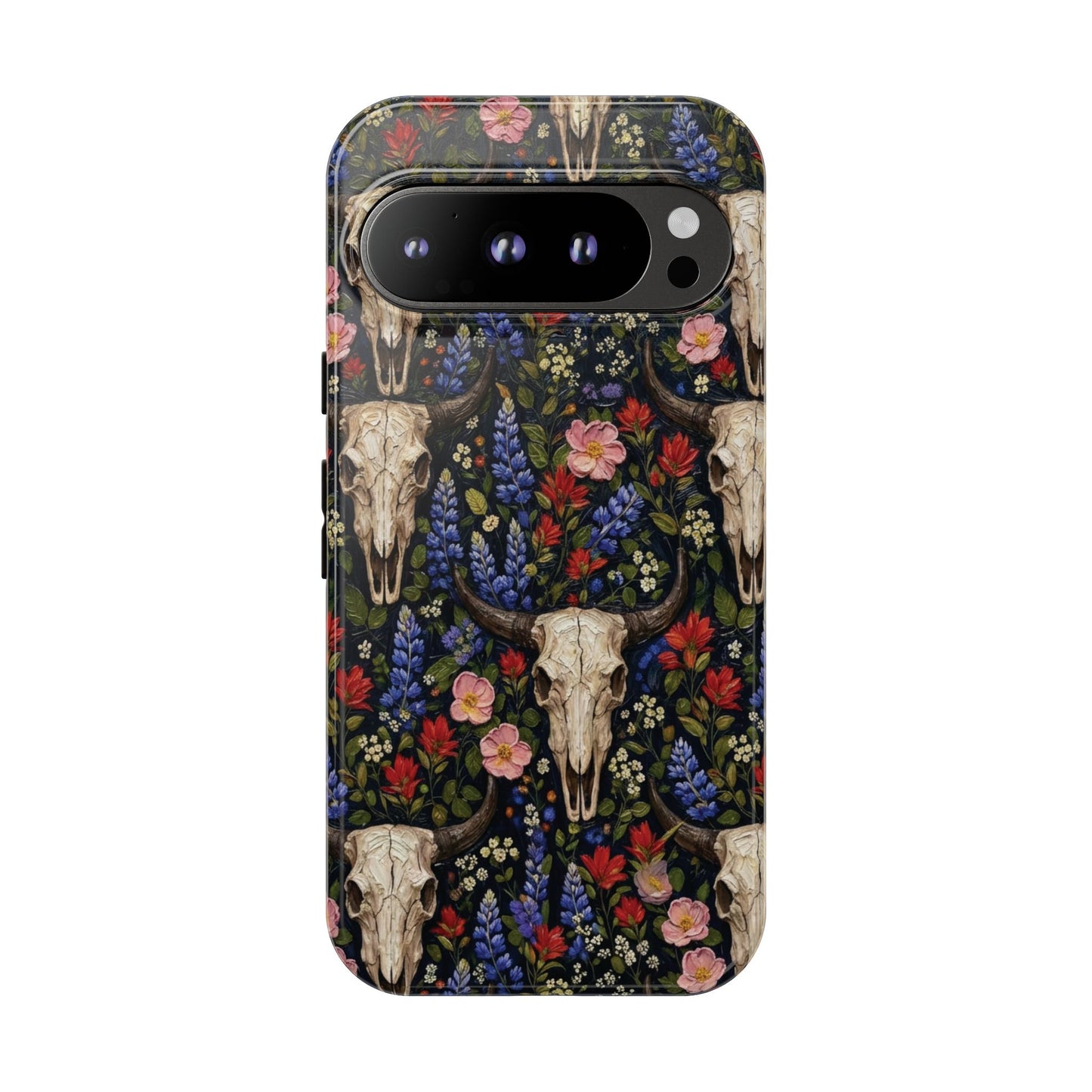 Floral Skull Tough Case