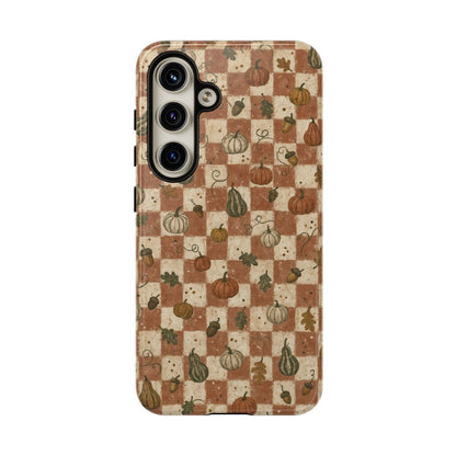 Pumpkin Checker Tough Case