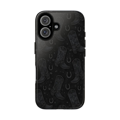Western Noir Boots Tough Case