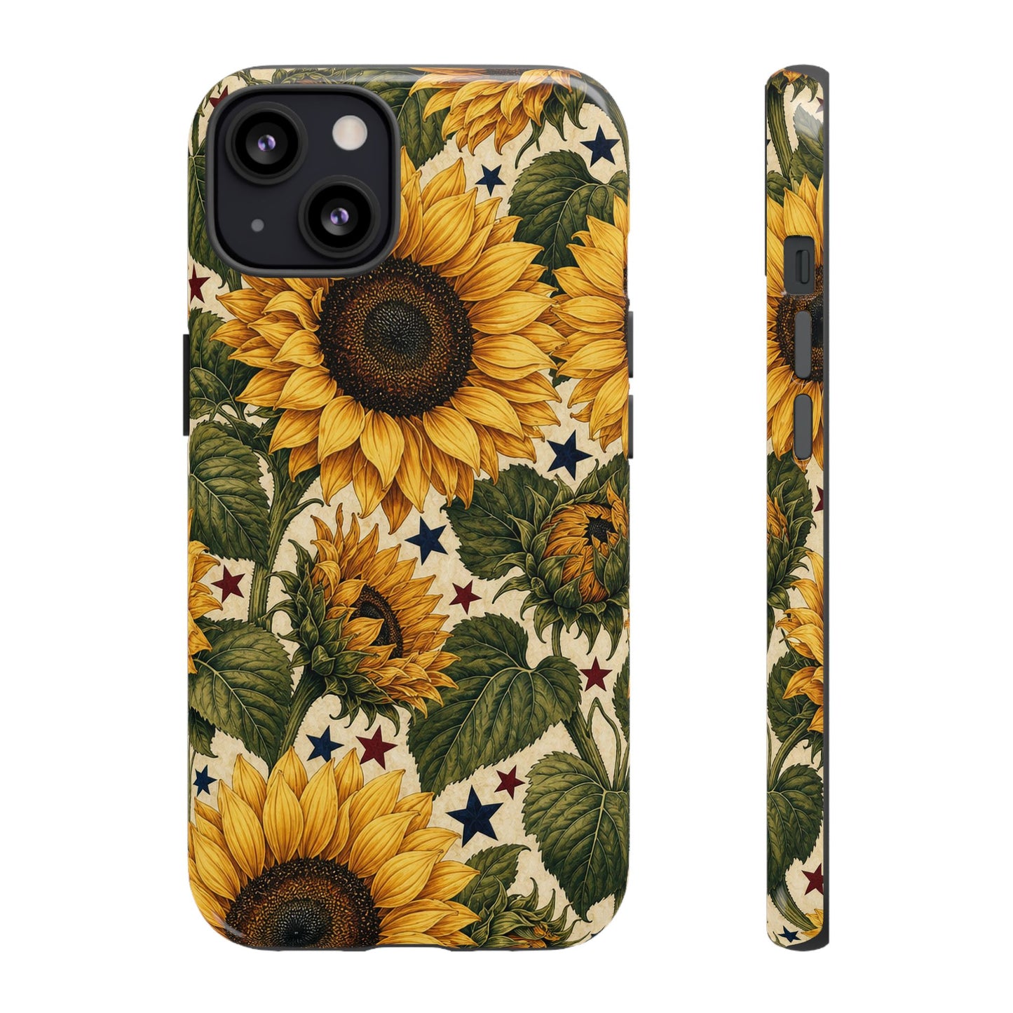 Stars And Sunflowers Tough Case