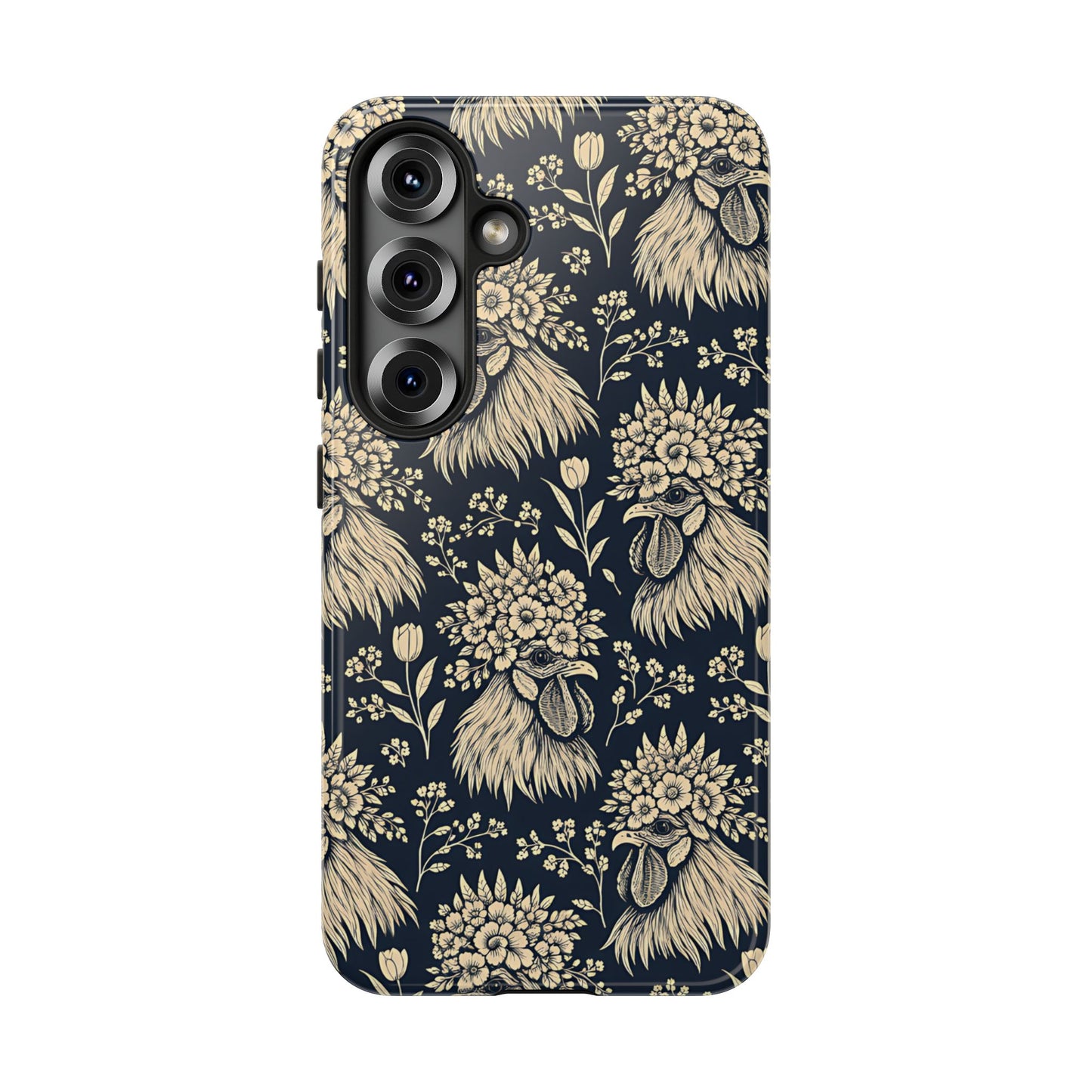 Floral Rooster Tough Case