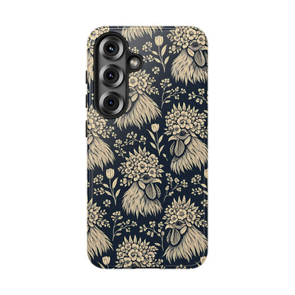 Floral Rooster Tough Case