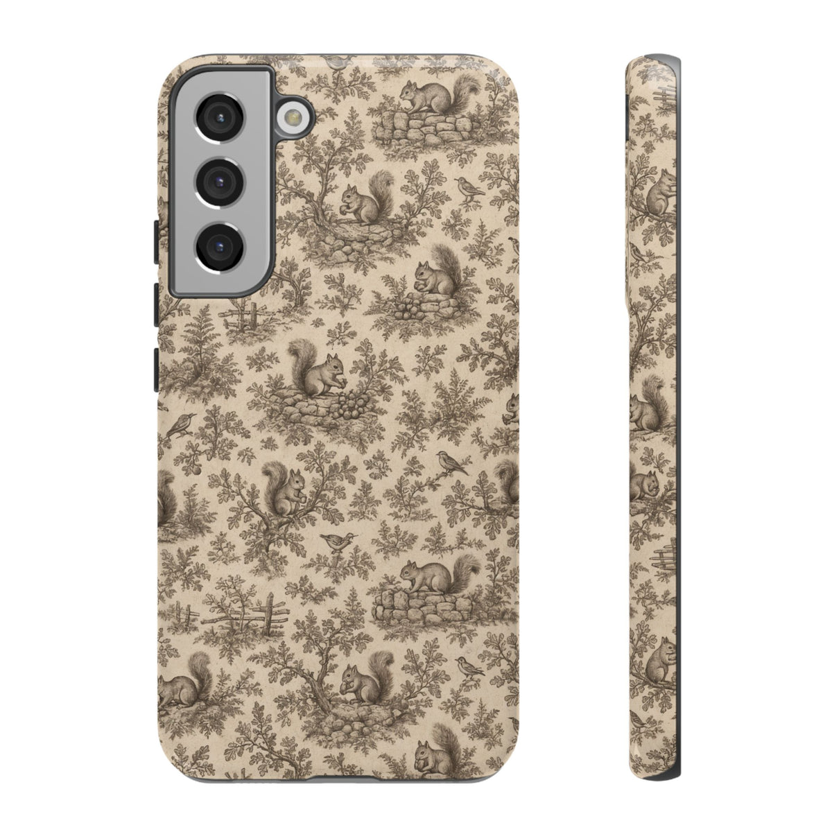 Squirrel Toile Tough Case