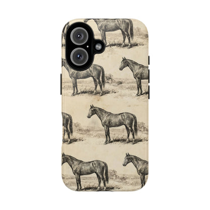 Vintage Horses Tough Case