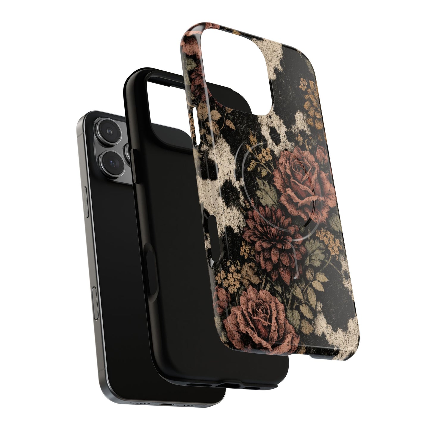 Cowhide Bloom Magnetic Case
