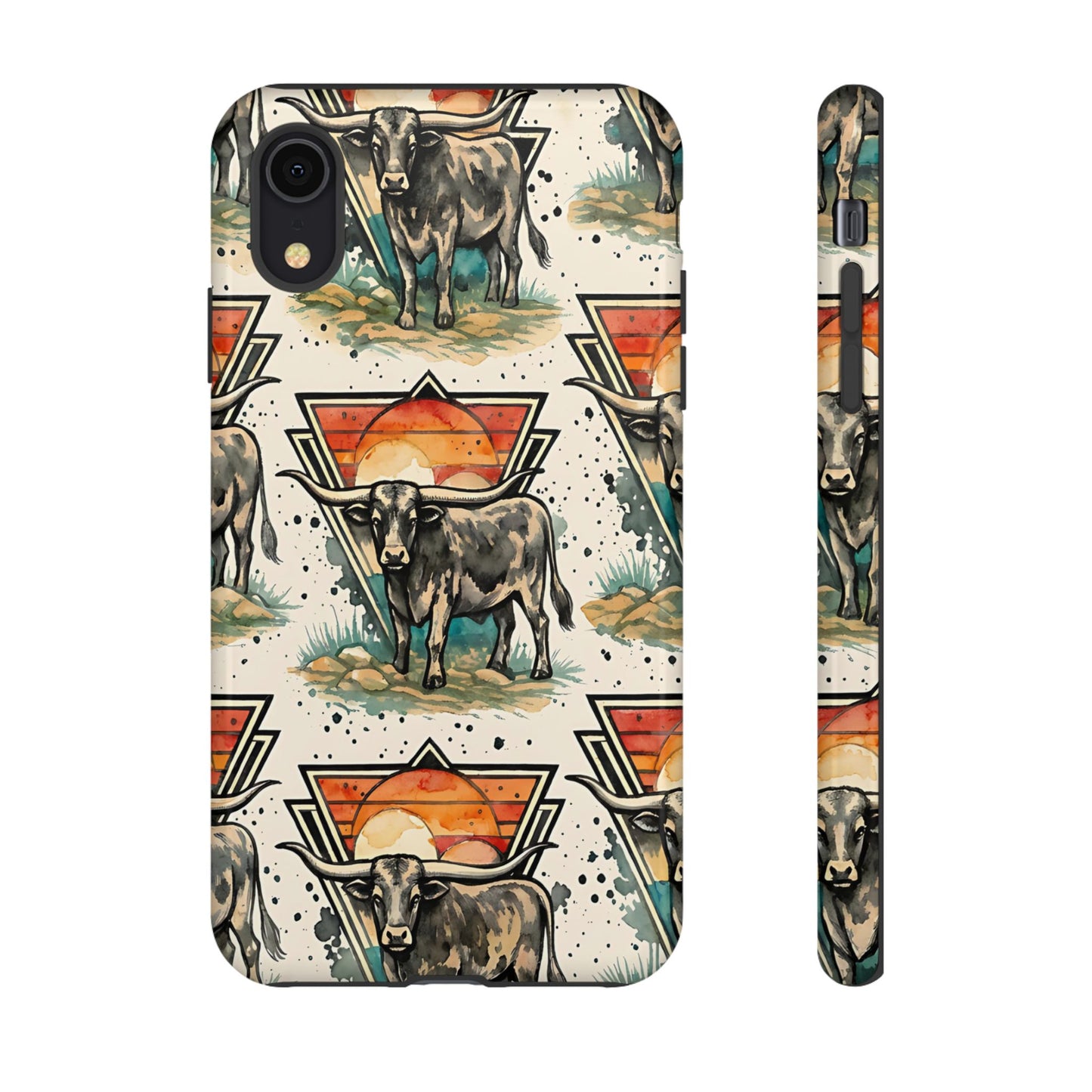 Retro Longhorn Tough Case