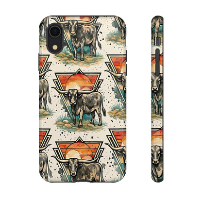 Retro Longhorn Tough Case