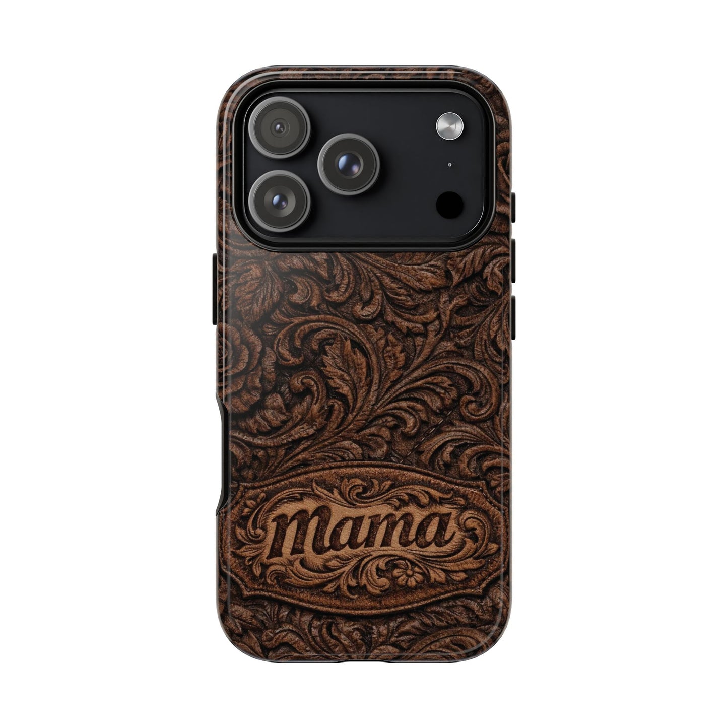 Carved Floral Mama Tough Case